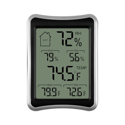 Digital large screen  garden room digital thermometers hygrometer