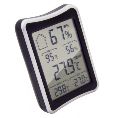 Display Thermometer Hygrometer Humidity Thermometer with Max Min Record Function for Warehouse