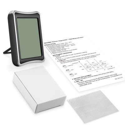 LCD Display Thermometer Hygrometer  with Max Min Record Function for Warehouse